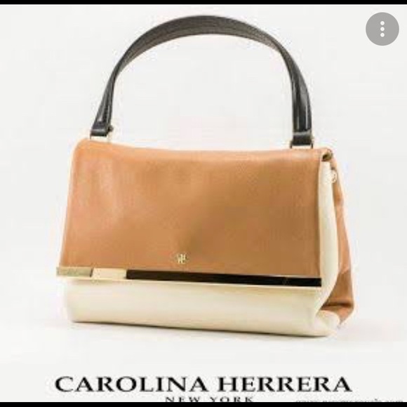 Carolina Herrera Camelot Colorblock Bag , Womens Purse - Picture 1 of 6